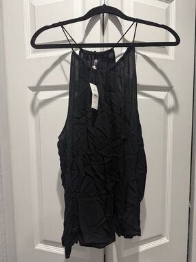 LOFT Black Halter Camisole